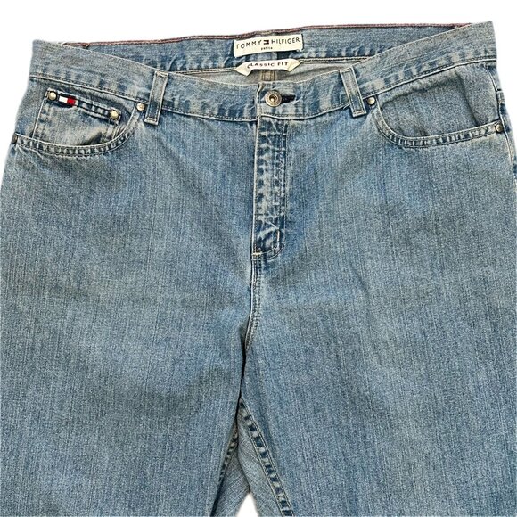 Vintage Tommy Hilfiger Petite Classic Fit Jeans 100% cotton W-36" - Picture 3 of 6